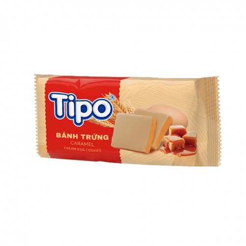 Bánh Tipo caramen 60Gr  Bánh Tipo caramen 60Gr