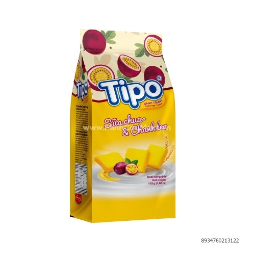 Bánh Tipo chanh leo 115Gr Bánh Tipo chanh leo 115Gr