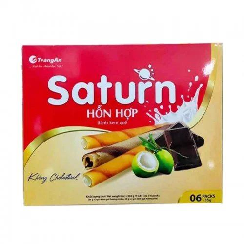 Bánh Kem Quế Hỗn Hợp Saturn Tràng An 330g