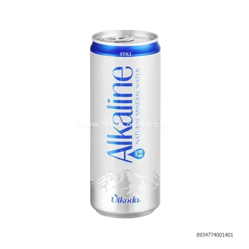 Nước khoáng kiềm thiên nhiên Vikoda lon 330ml                                                                                                                                                                                                             