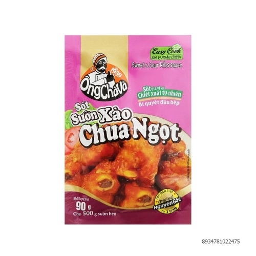 Sốt sườn xào chua ngọt OCV 90G Sốt sườn xào chua ngọt OCV 90G