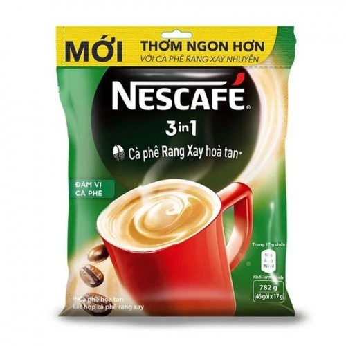 Cafe Nescafe 3 in 1 Đậm Vị Túi 46 Gói x 17gr