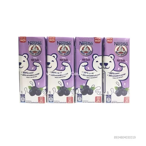 Sữa Nước Nestle Hương Việt Quất 180ml 