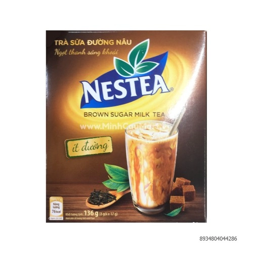 Trà Sữa Đường Nâu Nestea 136g