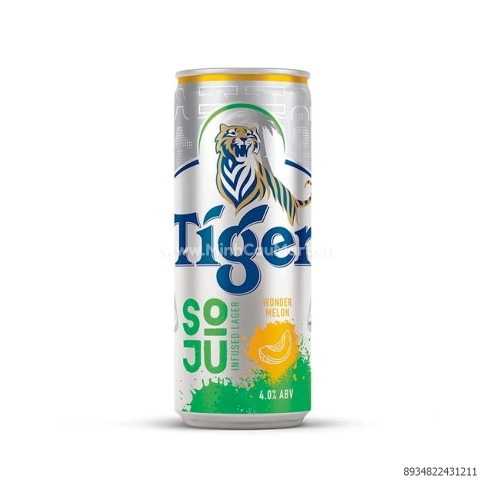 Bia Tiger Soju vị hoa quả lon 330ml Bia Tiger Soju vị hoa quả lon 330ml