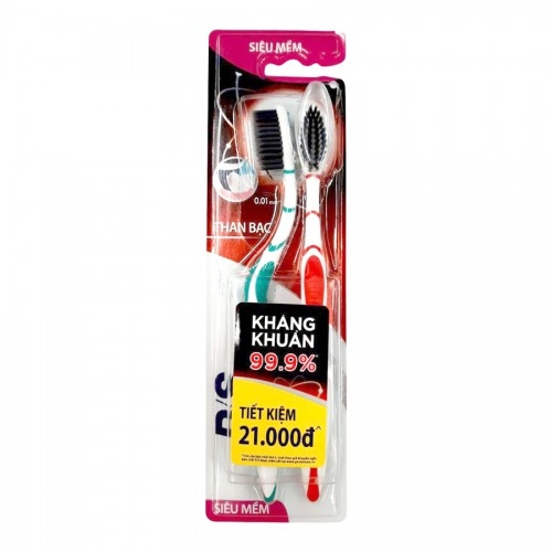 Bàn Chải Đánh Răng P/S Than Bạc Kháng Khuẩn 99.9%