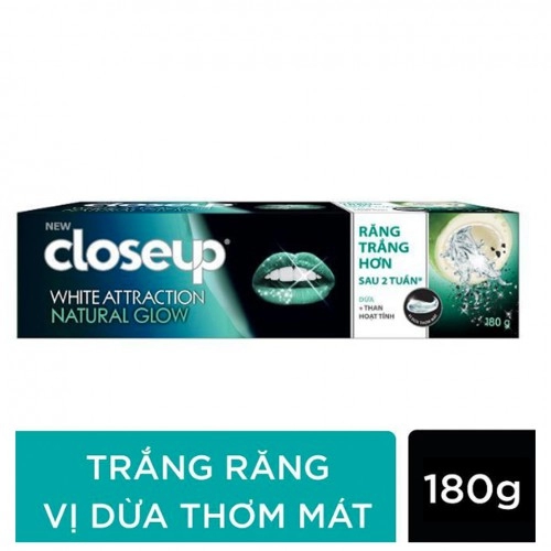 Kem Đánh Răng Close Up Vị Dừa Thơm Mát 180g 
