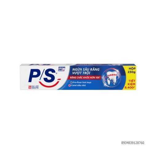 Kem Đánh Răng P/S Ngừa Sâu Răng Vượt Trội 230G 