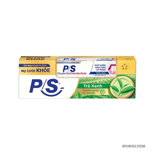 P/S KĐR Trà xanh 180g (1+1 cs nướu t.Răng 30g)