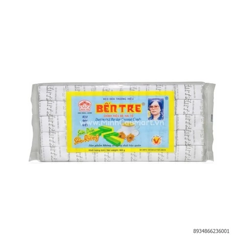 Kẹo Dừa Sữa Dứa Sầu Riêng Bà Hai Tỏ Bến Tre 500G