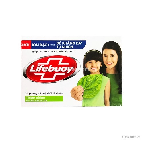 Bánh Xà Phòng Tắm Lifebuoy Thiên Nhiên Với Chiết Xuất Khổ Qua 90g Bánh Xà Phòng Tắm Lifebuoy Thiên Nhiên Với Chiết Xuất Khổ Qua 90g