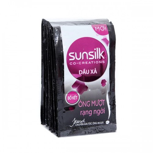 Dây Dầu Xả Sunsilk Óng Mượt Rạng Ngời Gói 6g (12 gói) Dây Dầu Xả Sunsilk Óng Mượt Rạng Ngời Gói 6g (12 gói)