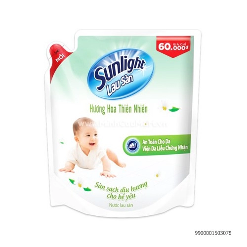 Nước Lau Sàn Sunlight Thiên Nhiên Túi 2.6kg