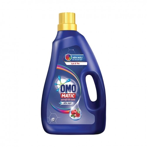 Omo Matic Nước Giặt Bền Đẹp Cửa Trước Chai 2kg3