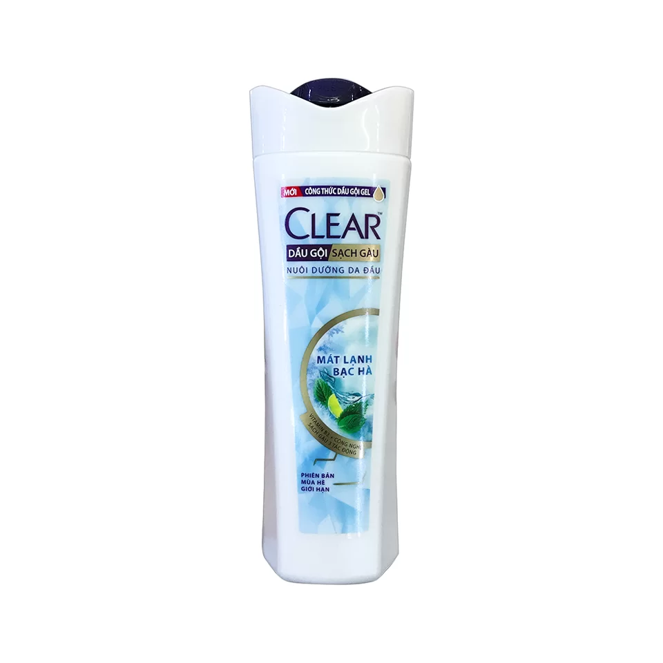 Clear Dầu Gội Mát Lạnh Bạc Hà 340g  Clear Dầu Gội Mát Lạnh Bạc Hà 340g