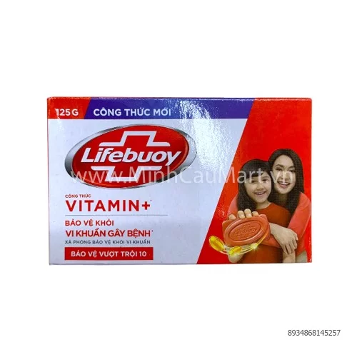 Lifebuoy Xà Bông Bảo Vệ Vượt Trội 125g Lifebuoy Xà Bông Bảo Vệ Vượt Trội 125g