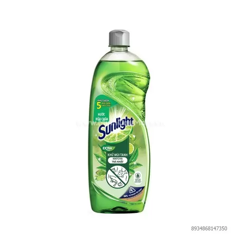 Nước Rửa Chén Sunlight Extra Khử Mùi Tanh Matcha Trà Nhật 750g