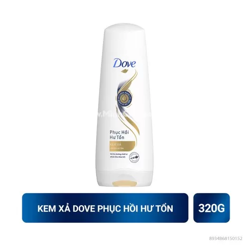 Kem Xả Dove Phục Hồi Hư Tổn Cho Tóc Chắc Khỏe 320g