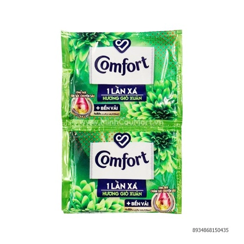 Dây Xả Vải Comfort 1 Lần Xả Hương Gió Xuân 20ML * 10 Gói Dây Xả Vải Comfort 1 Lần Xả Hương Gió Xuân 20ML * 10 Gói