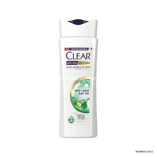Dầu Gội Clear Mát Lạnh Bạc Hà 340g Dầu Gội Clear Mát Lạnh Bạc Hà 340g