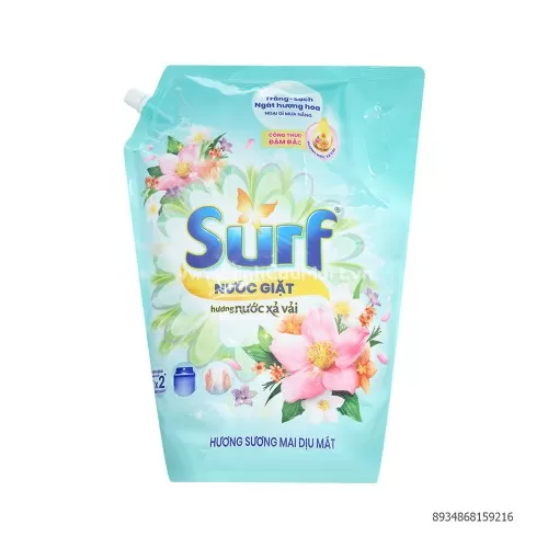 Nước Giặt SURF Hương Sương Mai Dịu Mát 3.3KG Nước Giặt SURF Hương Sương Mai Dịu Mát 3.3KG