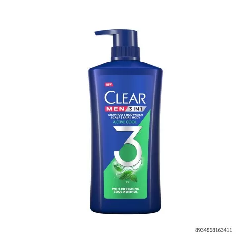 Sữa Tắm Gội 3 in 1 Clear Men Active Cool 630g Sữa Tắm Gội 3 in 1 Clear Men Active Cool 630g
