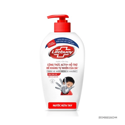 Lifebuoy Nước Rửa Tay 450G Đỏ Lifebuoy Nước Rửa Tay 450G Đỏ