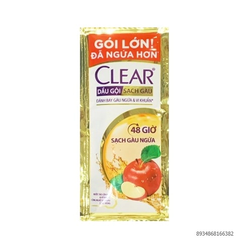 CLEAR Dầu Gội Sạch Gàu10gói/dây  CLEAR Dầu Gội Sạch Gàu10gói/dây