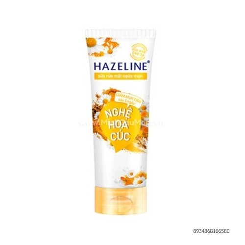 Sữa rửa mặt ngừa mụn Hazeline Nghệ Hoa Cúc 50g
