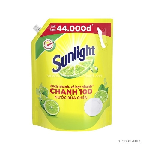 Nước Rửa Chén Sunlight chanh 100 - 3.5KG