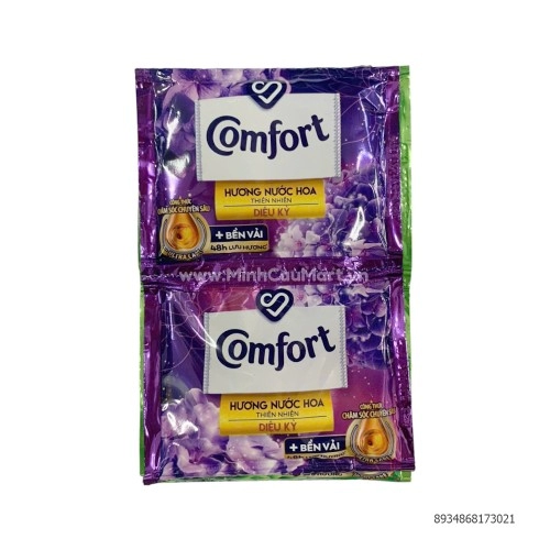 Dây Xả Vải Comfort Hương Nước Hoa Thiên Nhiên Diệu Kỳ 20ML * 10 Gói Dây Xả Vải Comfort Hương Nước Hoa Thiên Nhiên Diệu Kỳ 20ML * 10 Gói