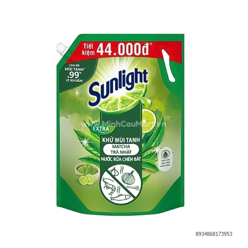 Nước Rửa Chén Sunlight Matcha Trà Nhật 3.4Kg