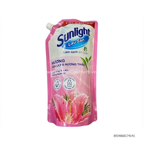 Sunlight Nước Lau Sàn 1KG/túi Hương Hoa Lily