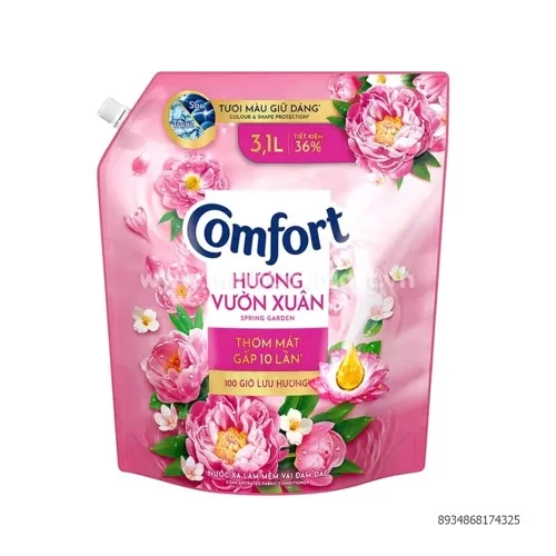 Nước Xả Vải Comfort Lưu Hương Sâu Hương Vườn Xuân 3.1l Nước Xả Vải Comfort Lưu Hương Sâu Hương Vườn Xuân 3.1l