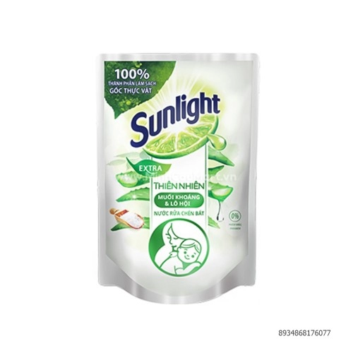 Nước Rửa Chén Sunlight Muối Khoáng & Lô Hội 2.1L