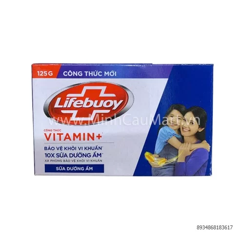 Lifebuoy xà bông 10x sữa dưỡng ẩm 125g                                                                                                                                     Lifebuoy xà bông 10x sữa dưỡng ẩm 125g
