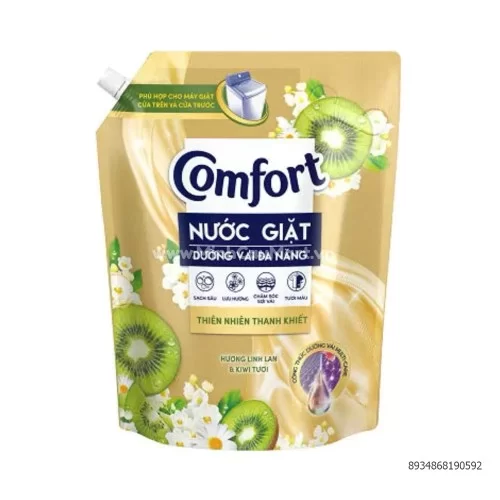 Comfort Nước giặt thiên nhiên tinh khiết hương Linh Lan và Kiwi 3kg 