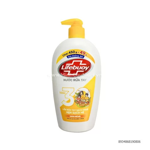 Lifebuoy NRT Chanh khử mùi 499g        Lifebuoy NRT Chanh khử mùi 499g