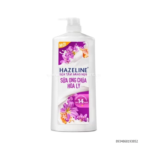 Hazeline sữa tắm sáng mịn sữa ong chúa hoa ly 1kg                                                                                                                                                                                                          Hazeline sữa tắm sáng mịn sữa ong chúa hoa ly 1kg