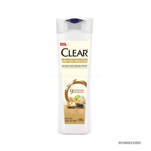 Clear dầu gội 9 loại thảo dược cổ truyền (mới) 340g                                                                                                                                                                                                        Clear dầu gội 9 loại thảo dược cổ truyền (mới) 340g