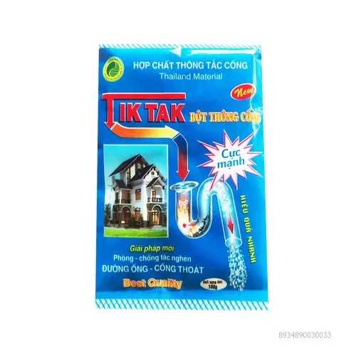 Bột thông cống Tik Tak 100g 