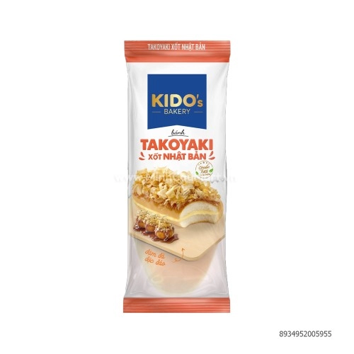 Bánh Takoyaki Xốt Nhật Bản Kido's Bakery 55G Bánh Takoyaki Xốt Nhật Bản Kido's Bakery 55G