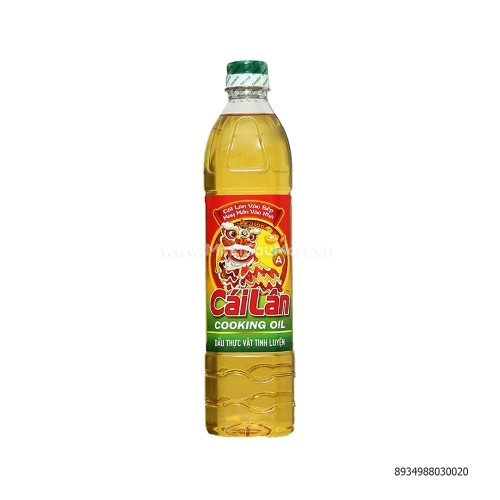 Dầu thực vật tinh luyện nhãn hiệu cái lân 1L