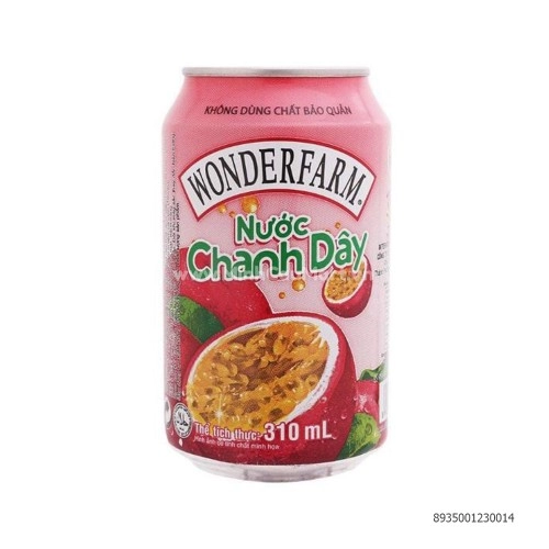 Nước Chanh Dây Wonderfarm 330ML
