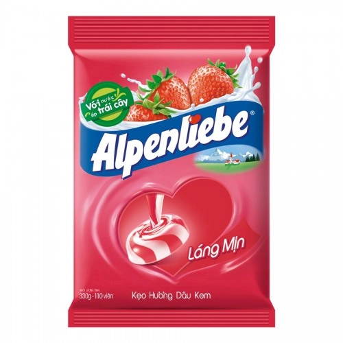 Kẹo Béo Alpenlibe 330gr Vị Dâu
