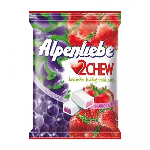 Kẹo mềm Alpenliebe 2 chew hương trái cây Kẹo mềm Alpenliebe 2 chew hương trái cây