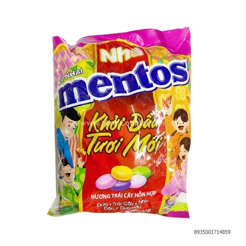 Kẹo Nhai Mentos Hương Trái Cây 1kg
