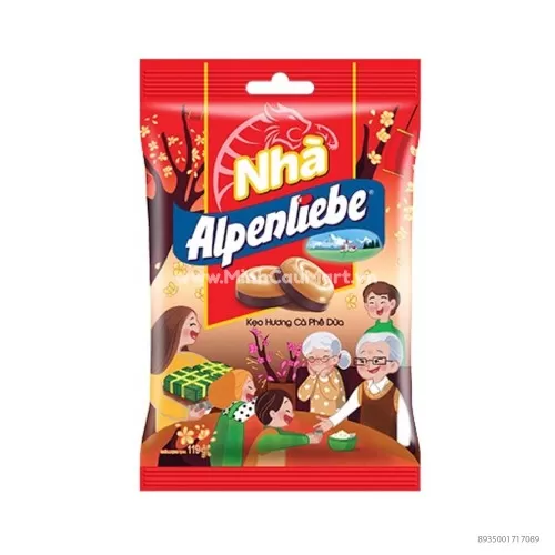 Kẹo Alpenliebe Hương Cà Phê Dừa119g