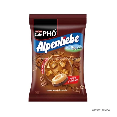 Kẹo Alpenliebe Cà phê phố Kẹo Alpenliebe Cà phê phố