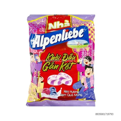 Kẹo Alpebliebe hương kem quả mọng 115.5Gr